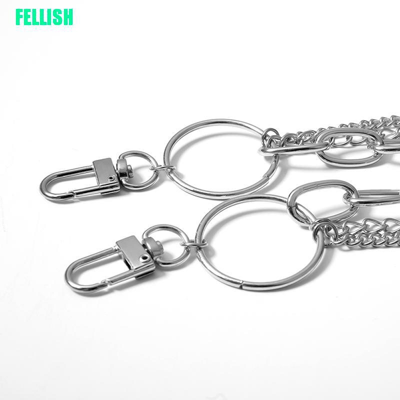 Trang sức dây xích gắn quần jean bắt mắt sành điệu