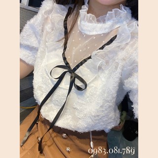 Áo zen xinh phối nơ