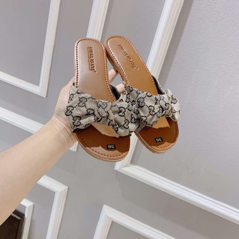 HÀNG CÓ SẴN ❄️dép lê gắn nơ♥️❄️