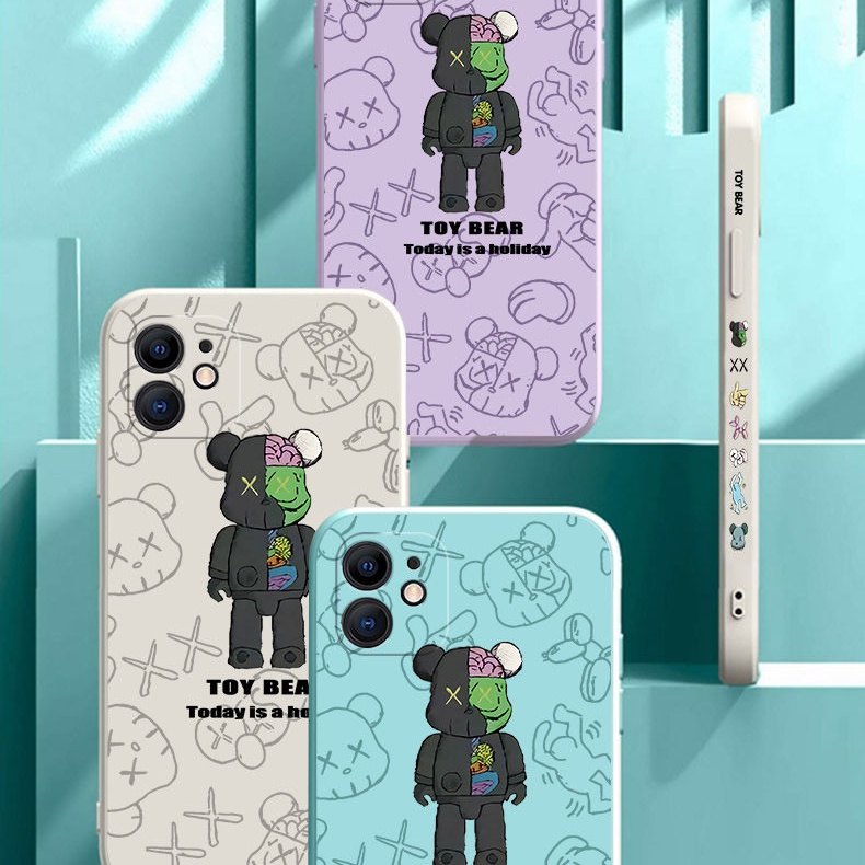 Ốp Điện Thoại TPU Silicon Hình Khối Rubik Gắn Dây Đeo Cho IPhone 6S 7 8 Plus X XS XR XS MAX SE 2020