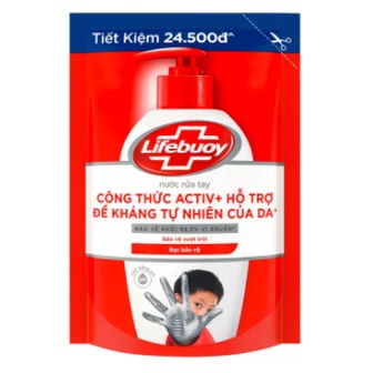 Nước rửa tay Lifebuoy dạng túi 400g