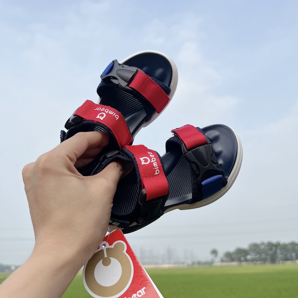 sandal bé trai - dép quai hậu cho bé siêu nhẹ đi mùa hè có quai dán  chống trượt 1887( ảnh thật)