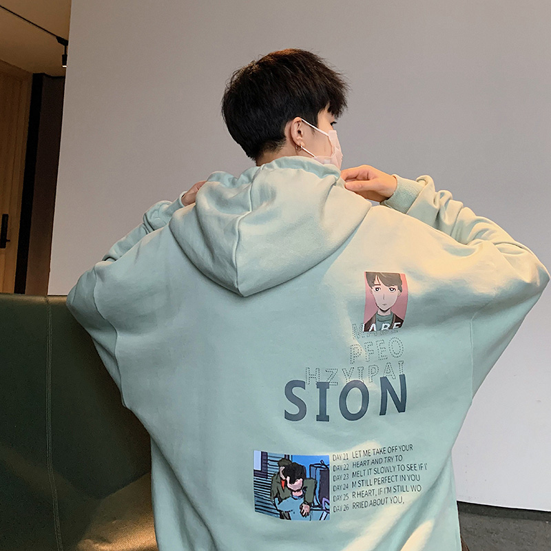 Áo khoác dài tay có mũ trùm thời trang Hàn Quốc 7 màu tùy chọn size M-5XL cho nam | BigBuy360 - bigbuy360.vn