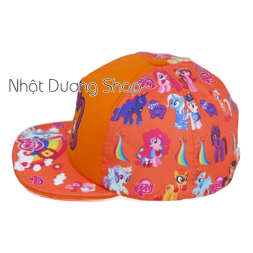 Nón kết trẻ em từ 1-3tuổi thêu con ngựa - Chất liệu Sam Sung kết hợp với vải Cotton tạo nên sự thoáng mát cho bé