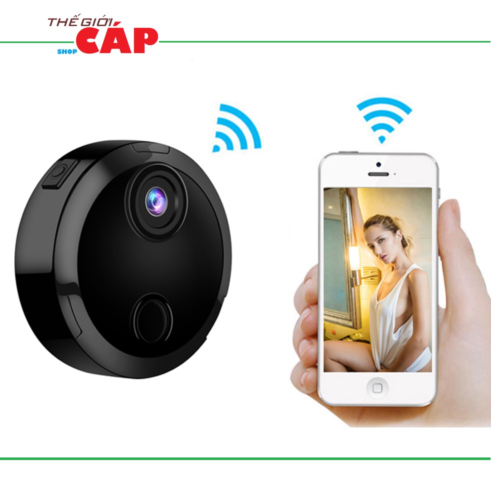 Camera Mini Wifi HDQ15 Kết Nối Không Dây Với Điện Thoại Android