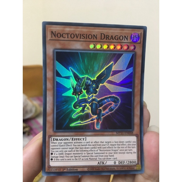 Thẻ bài Yugioh Noctovision Dragon