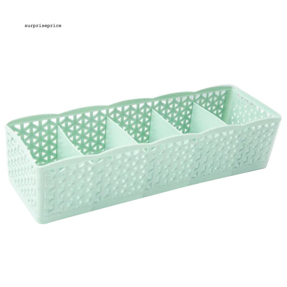 Khay nhựa nhiều ngăn đựng vớ / đồ lót đa năng tiện lợi