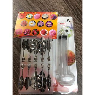 Bộ kim tiêm làm hoa rau câu 3D