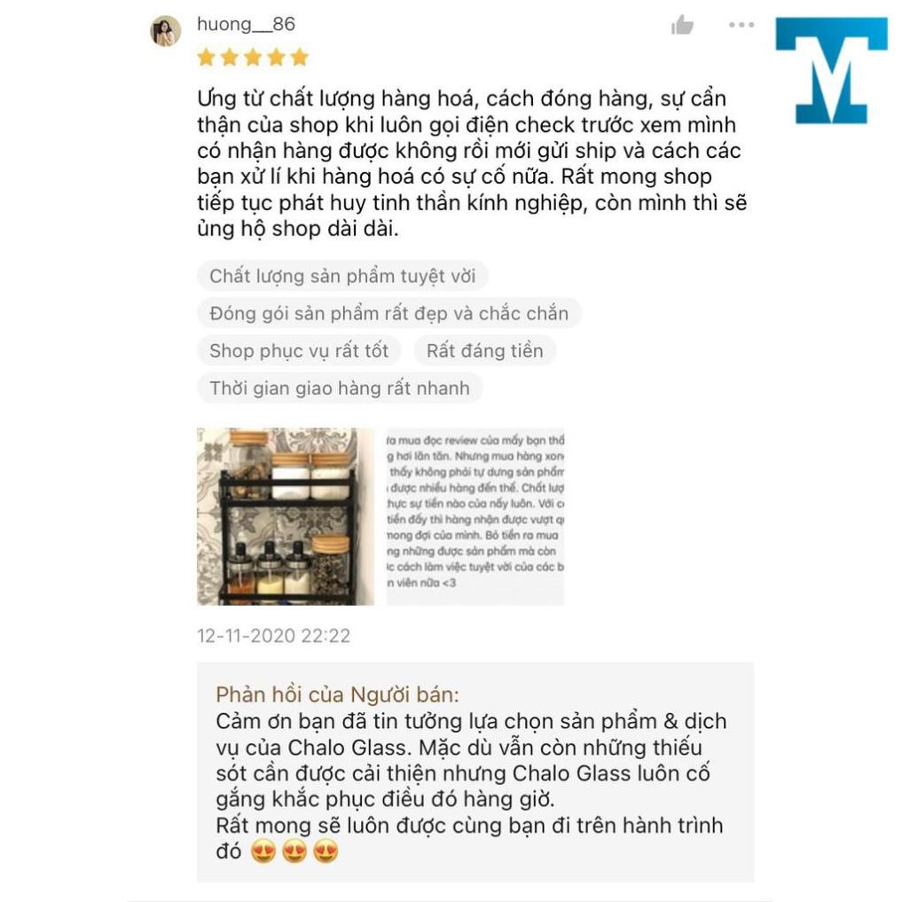 Hũ gia vị thủy tinh JIMMEAL 250ml (Kèm thìa múc) | BigBuy360 - bigbuy360.vn