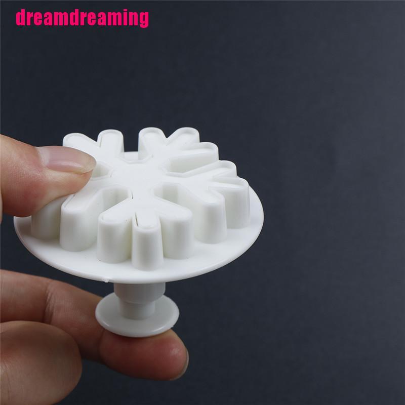 Bộ 3 Dụng Cụ Nhấn Bánh Hình Bông Tuyết Tiện Dụng