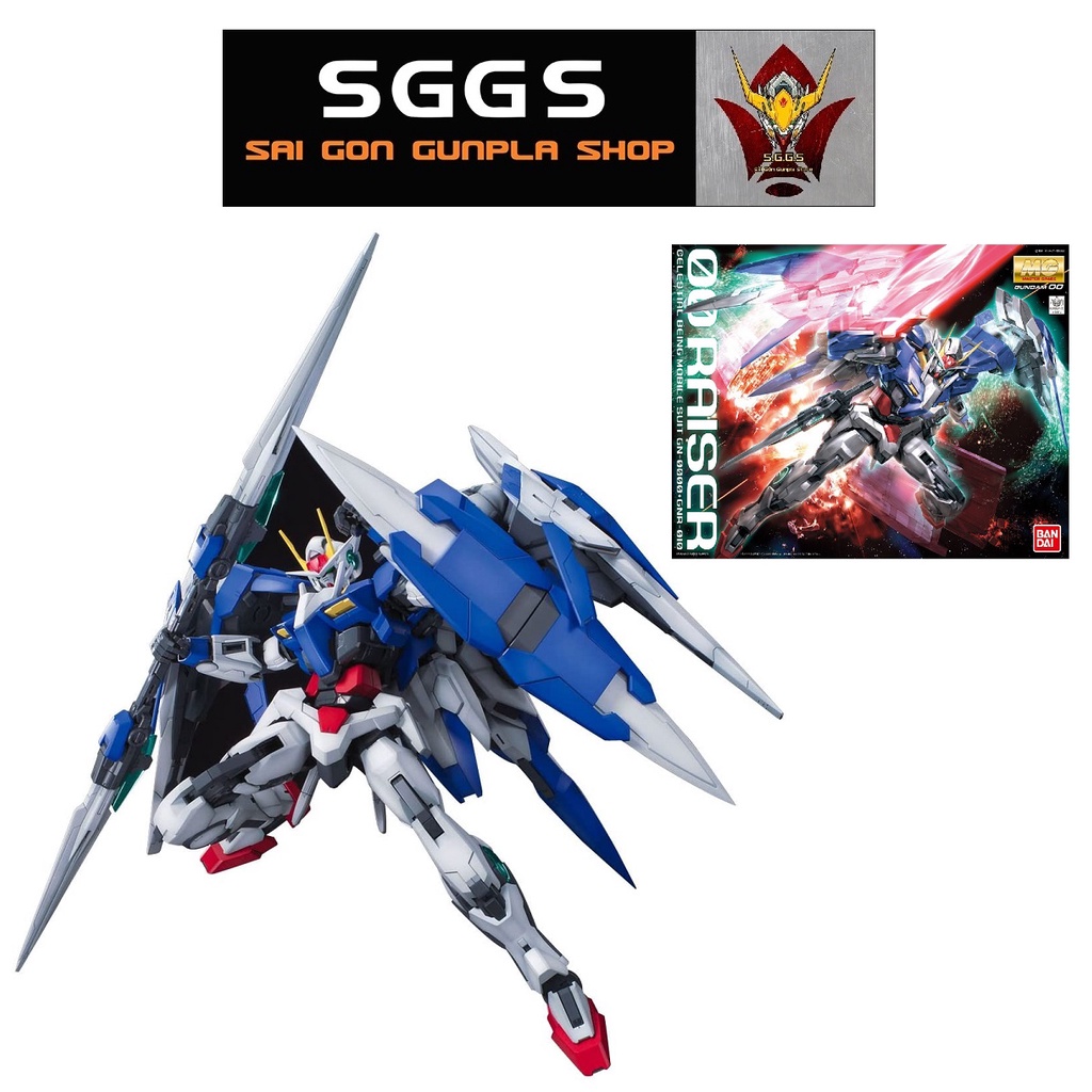 Mô Hình Lắp Ráp MG 00 Raiser Gundam 1/100 Bandai Master Grade Đồ Chơi Anime Nhật