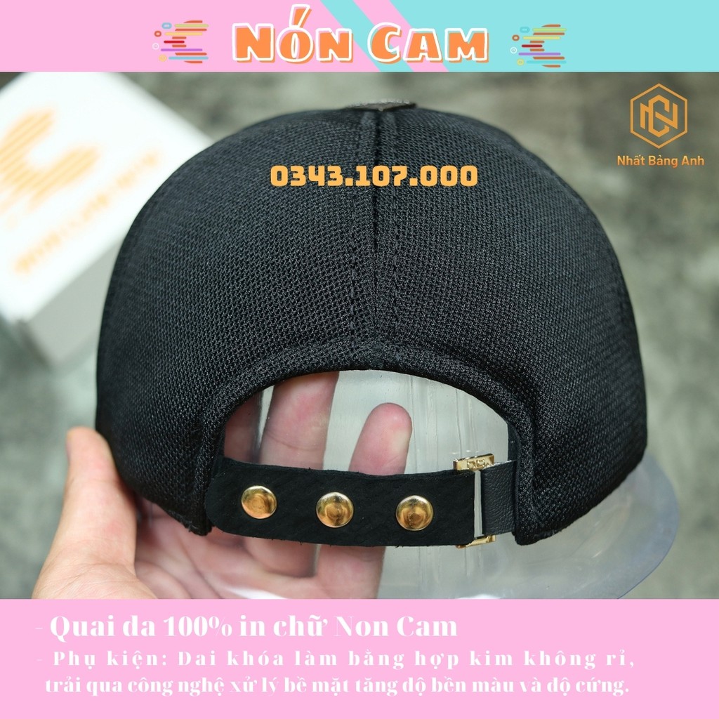 Nón Snapback chính hãng full hộp , Nón kết đẹp NÓN CAM họa tiết 2021