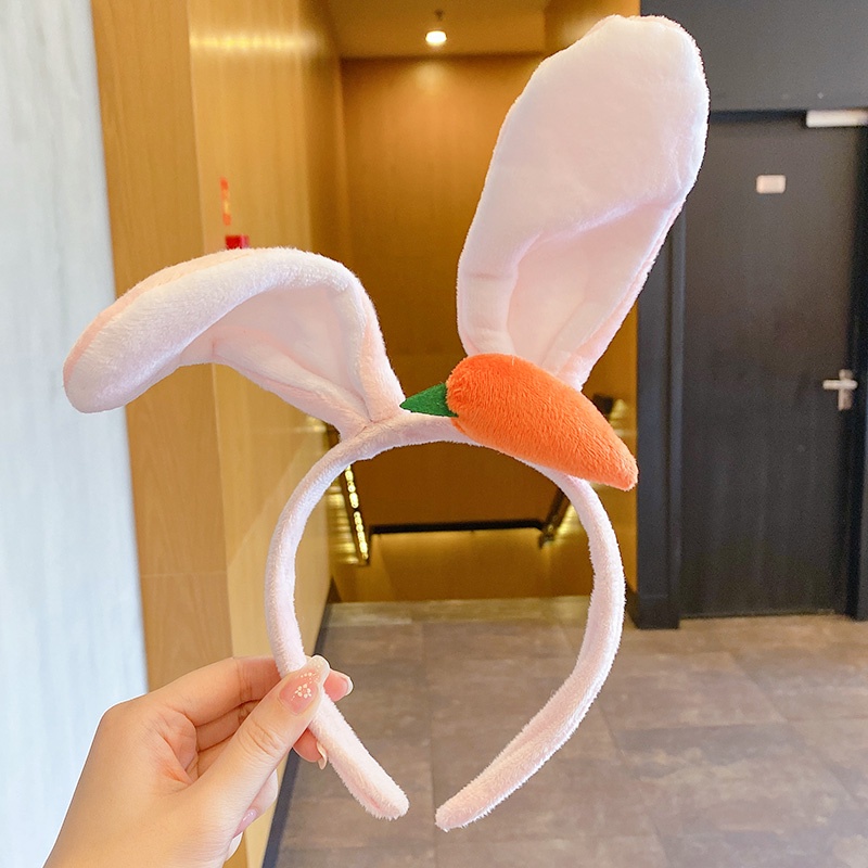 Băng đô lông nhung chống trượt kiểu dáng dễ thương xinh xắn dành cho nữ