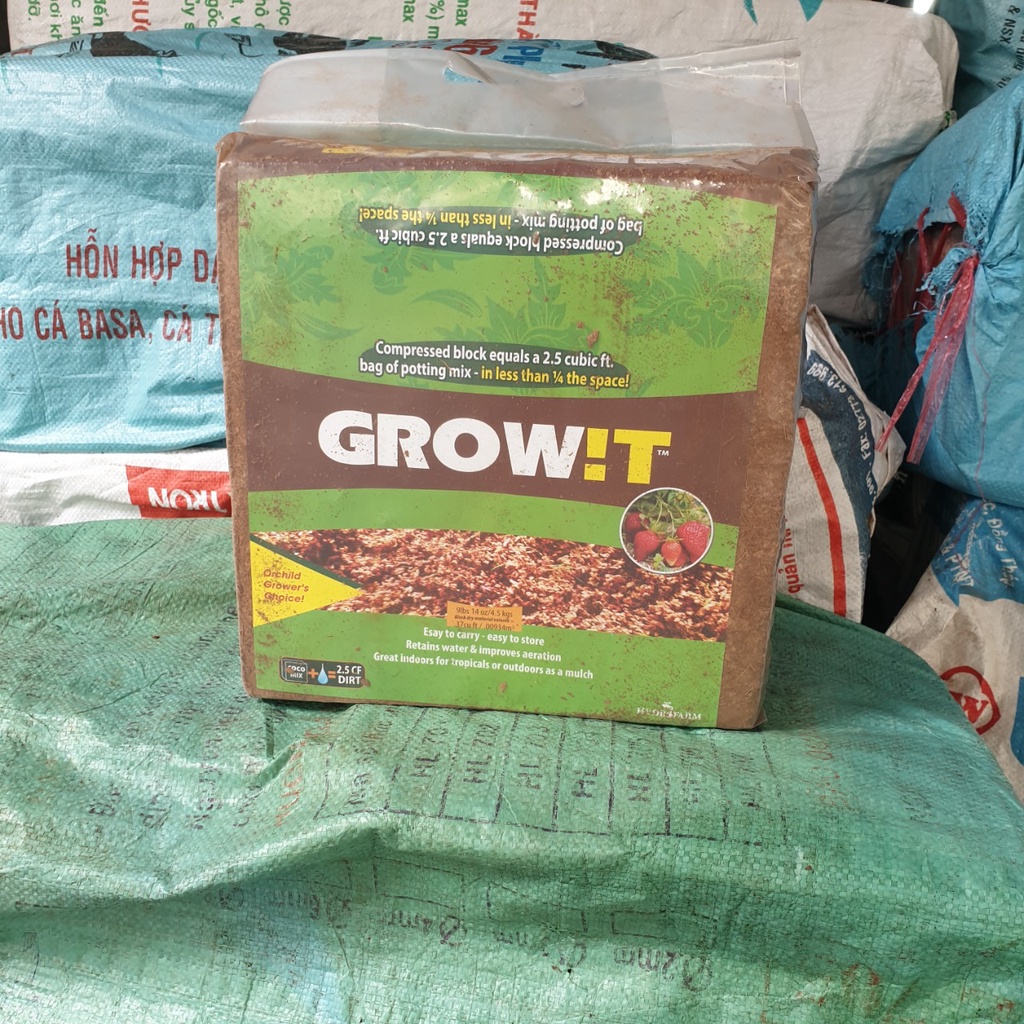 Mùn dừa ép Coco coir mix - mùn dừa đã qua xử lý