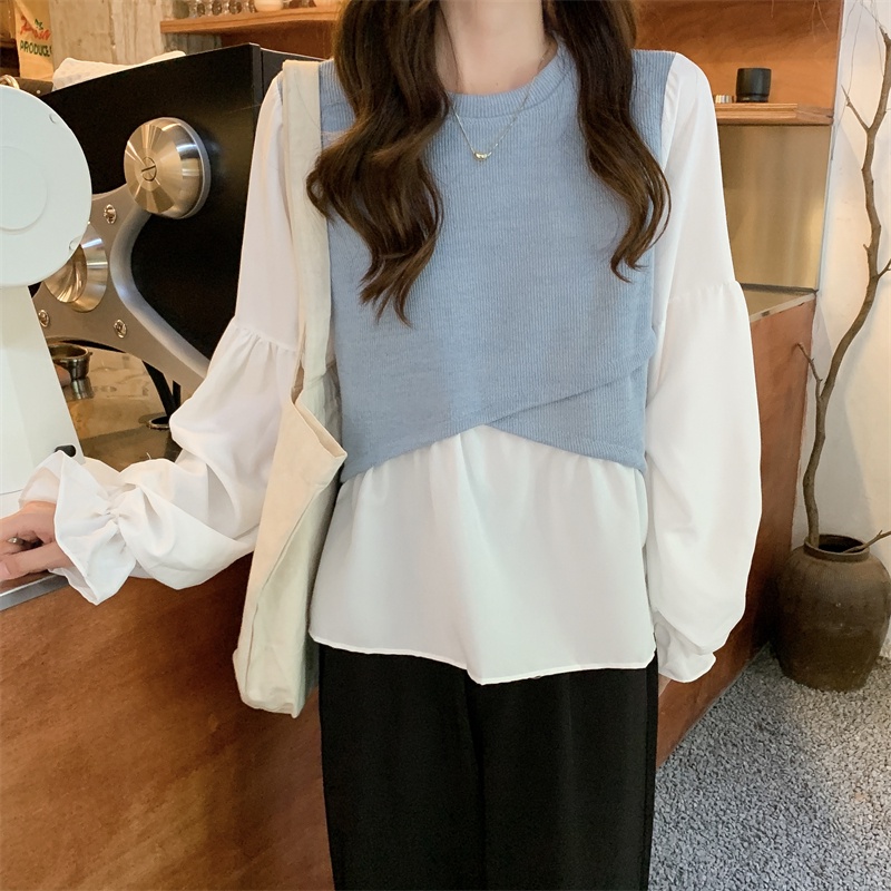 Áo Sơ Mi Tay Dài Dáng Rộng Phong Cách Hàn Quốc Thời Trang Cho Nữ