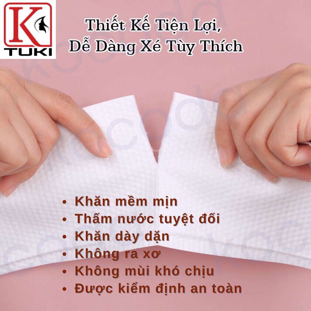 Khăn lau mặt khô đa năng dùng 1 lần Animerry