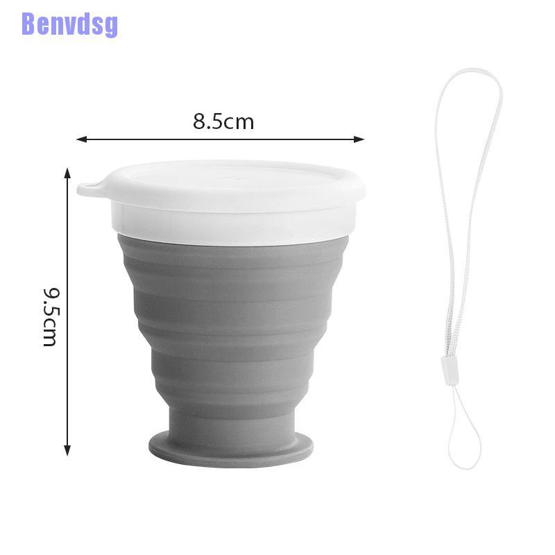 Bình Nước silicone 200ml Có Thể Gấp Gọn Tiện Lợi