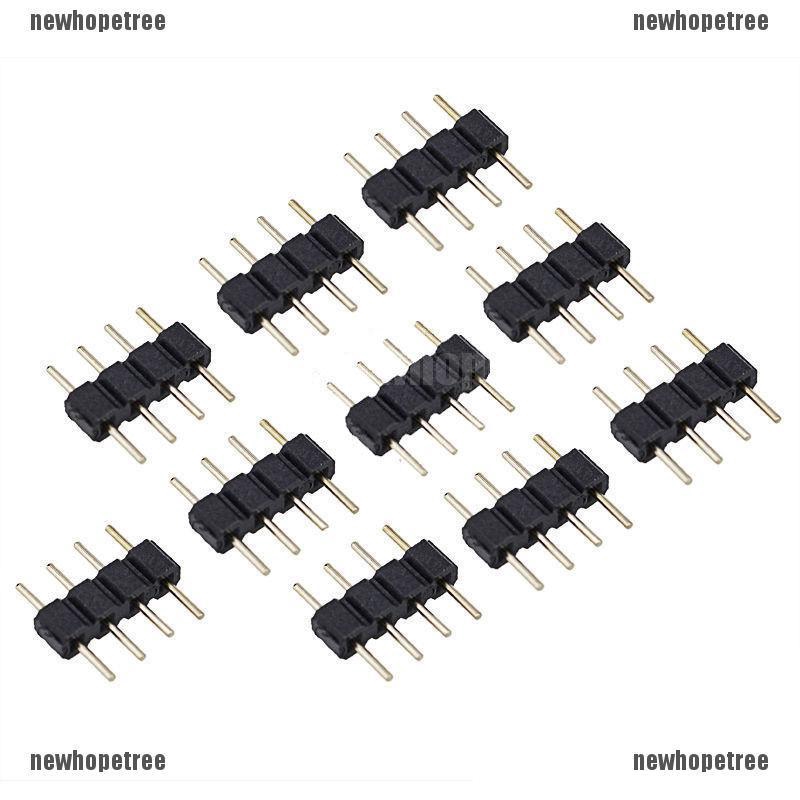 Bộ 10 Đầu Nối Bốn pin Cho Đèn LED