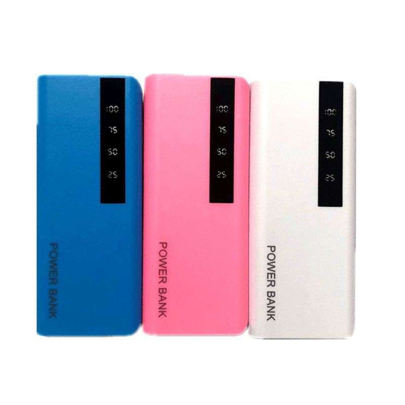 Vỏ hộp pin sạc dự phòng 5x18650 màn hình điện tử