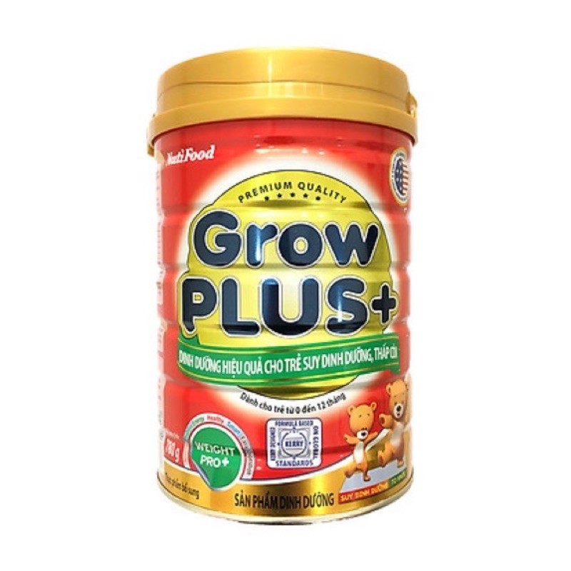 sữa bột grow plus + 780g dành cho trẻ suy dinh dương dưới 1 tuổi