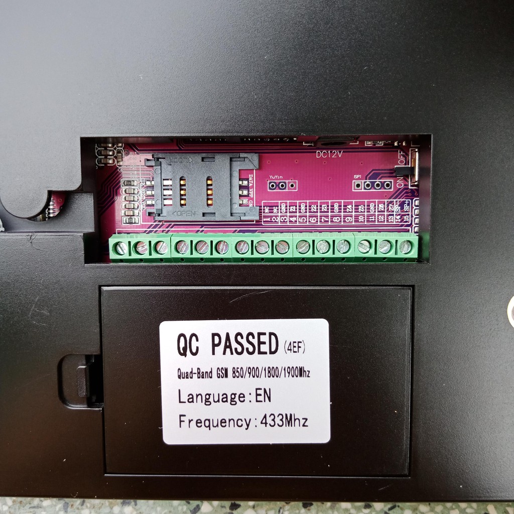 Bộ Báo Động Trung Tâm Chống Trộm Không Dây Qua Sim GSM Điện Thoại