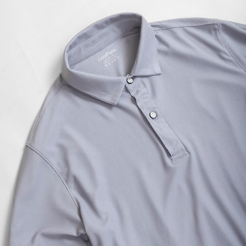 Áo thun polo nam cooPure dòng active solid, chất vải rayon thoáng mát, thiết kế basic NO.2663 (3 màu) | BigBuy360 - bigbuy360.vn