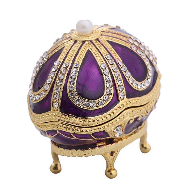 Flgo Giá Đỡ Nhẫn Tráng Men Đính Đá Lấp Lánh Độc Đáo Dùng Trang Trí