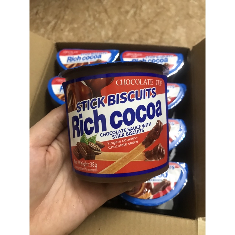 Bánh Que Chấm Rich Cocoa 38g Ngon Khó Cưỡng