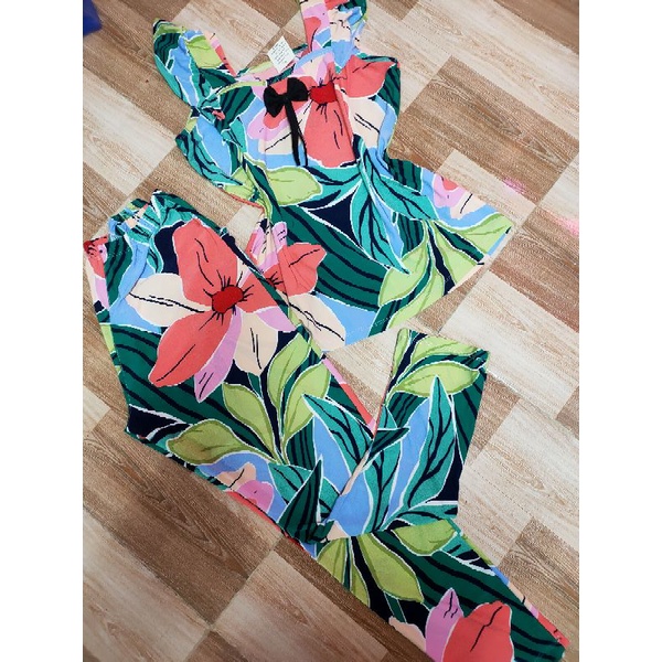 Bộ tay con quần dài thun aty đẹp