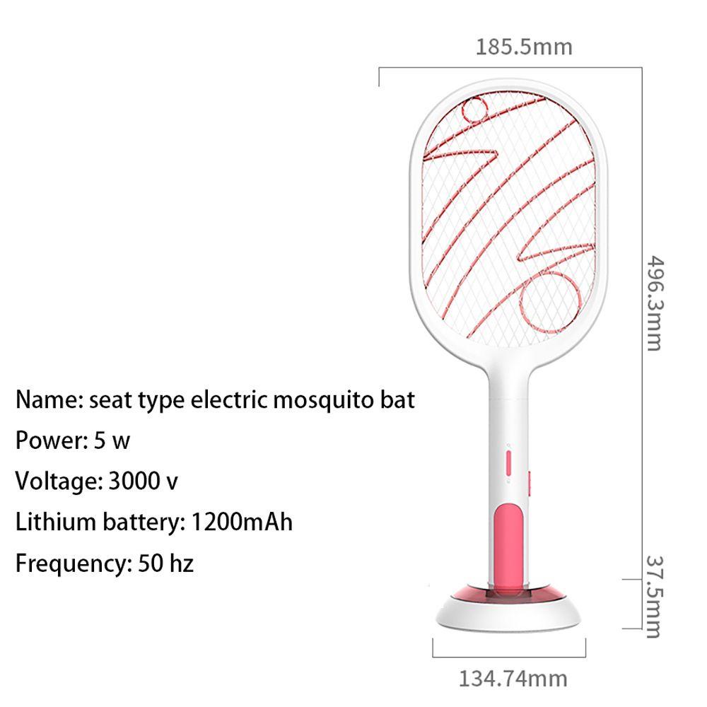 IVORY 1 Vợt Điện Diệt Muỗi Tích Hợp Đèn LED Tiện Dụng Cho Gia Đình