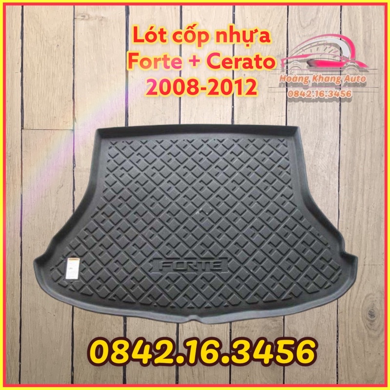 Lót Cốp Nhựa Kia Forte + Cerato 2008 - 2012 nhưa dẻo ko mùi