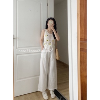Quần culottes sớ đũi