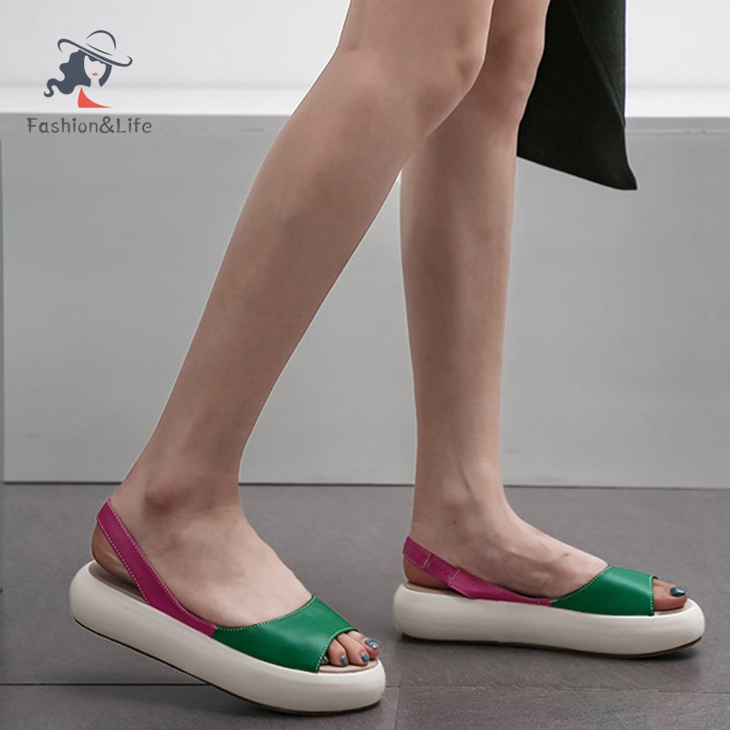 Xăng đan Nữ Quai Ngang Thời Trang Hàn