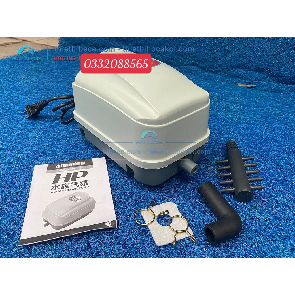 Máy sủi 10 vòi ATMAN HP 4000 .Máy sục khí oxi chuyên dụng cho hồ cá BỀN-ÊM-SIÊU RẺ