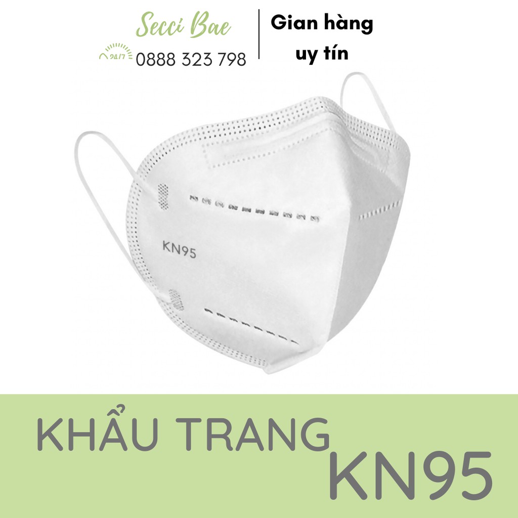 Khẩu trang KN95 N95 kháng khuẩn, chống bụi mịn PM2.5 CÓ VAN - KHÔNG VAN