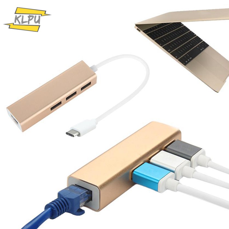 Bộ Chia Cổng Usb 3.0 Rj45 Đa Năng Cho Laptop Pc Văn Phòng | BigBuy360 - bigbuy360.vn