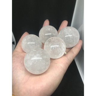 Bi cầu mini pha lê Clear Quartz 25k