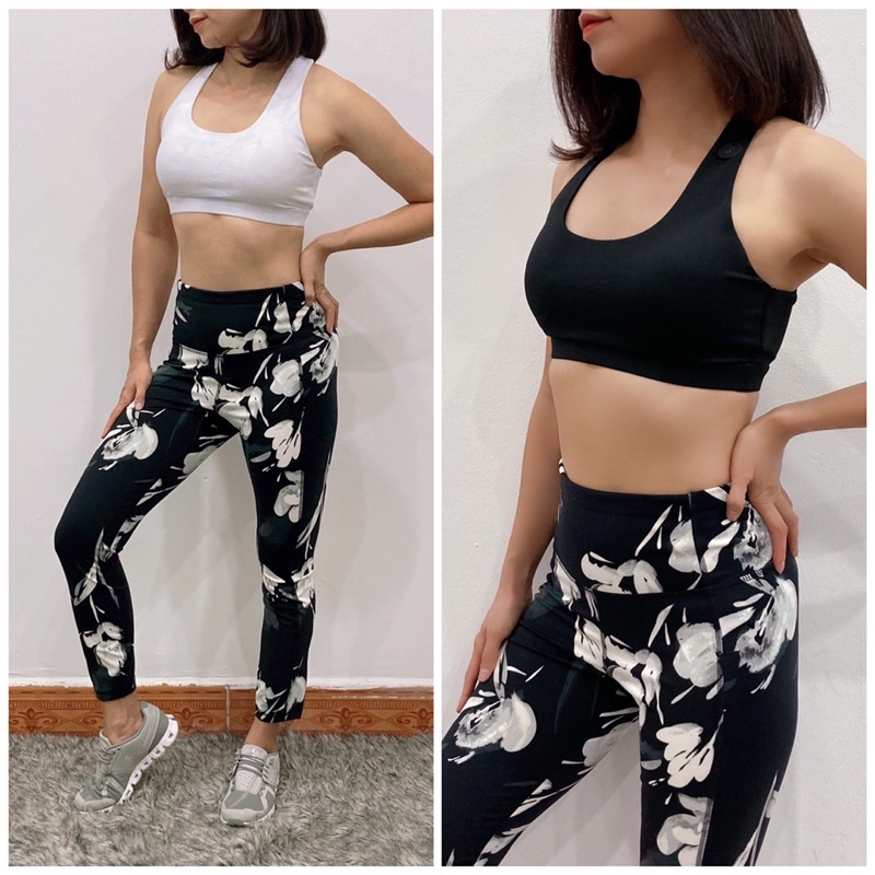 [Hàng Xuất Xịn] Quần Tập Gym Yoga Quần Legging Nữ Dài Cạp Cao Co Giãn 4  Chiều