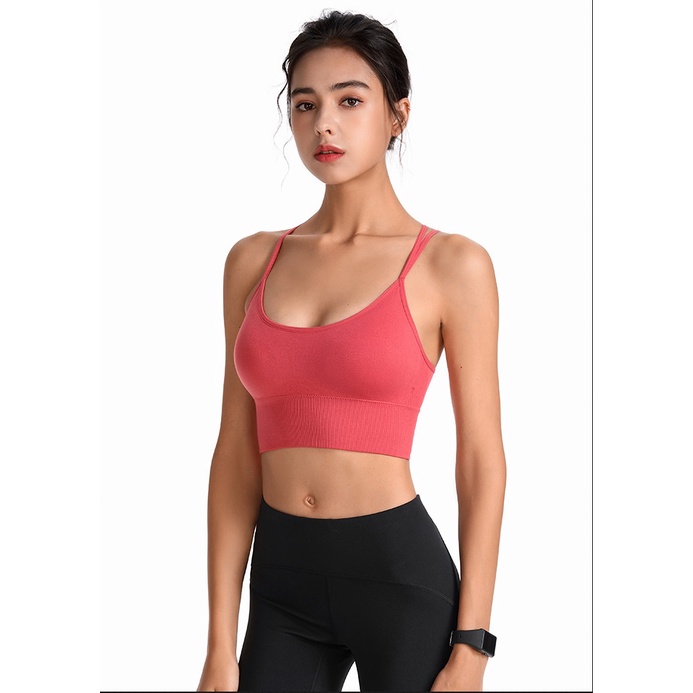 Áo Bra lót ngực thể thao nữ cao cấp tập gym yoga phong cách hàn quốc QS002