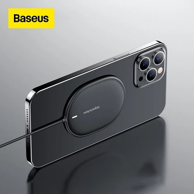 Đế sạc nhanh không dây có nam châm Baseus Light Magnetic Wireless Charger