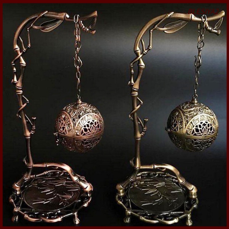Chinese Alloy Dragon Hanging Backflow Incense Burner Office Bedroom~Bronze