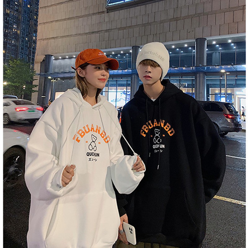 Áo hoodie nam nữ unisex nỉ ngoại cặp đôi form rộng FBUANBD hàn quốc cute chống nắng Sammy96 Shop