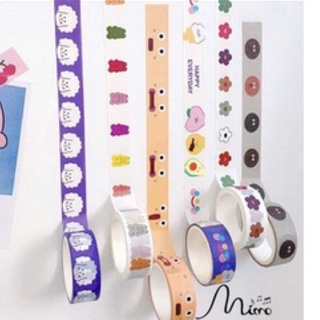 Băng dính washi tape Mix trang trí đồ dùng,sách vở