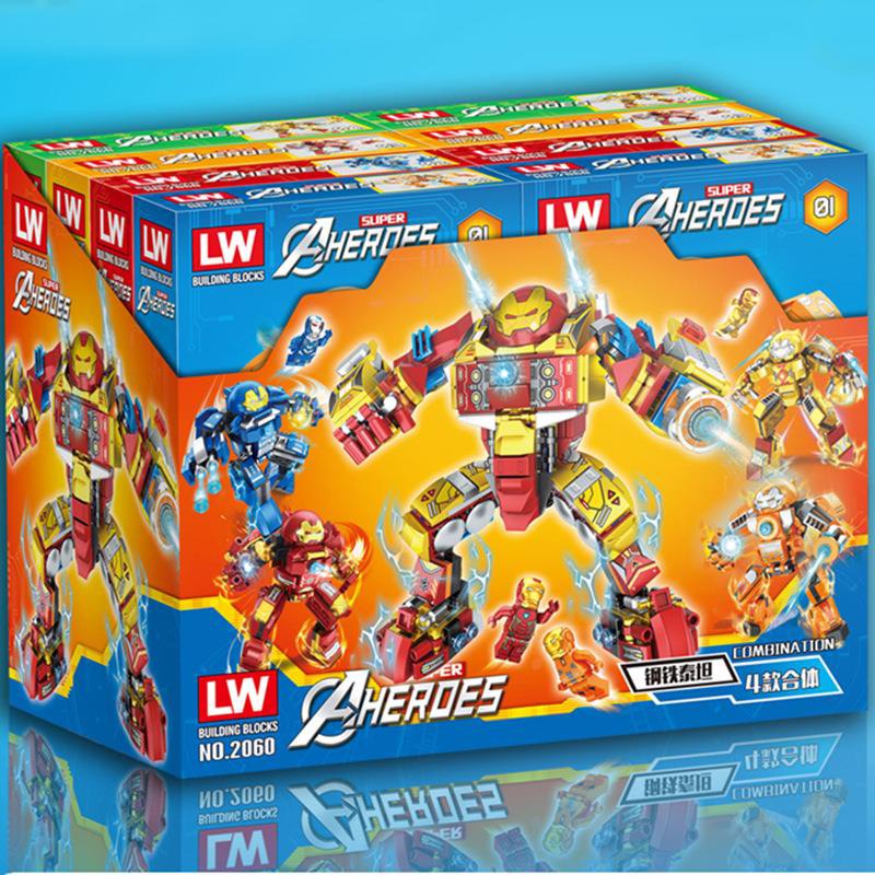 Bộ đồ chơi xếp hình Legoo biệt đội Iron Man mecha