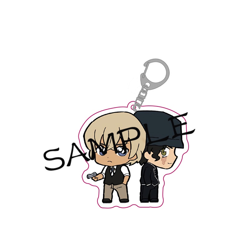 ( COUPLE ) Móc khóa DETECTIVE CONAN Thám Tứ Lừng Danh in hình anime chibi Mica trong acrylic