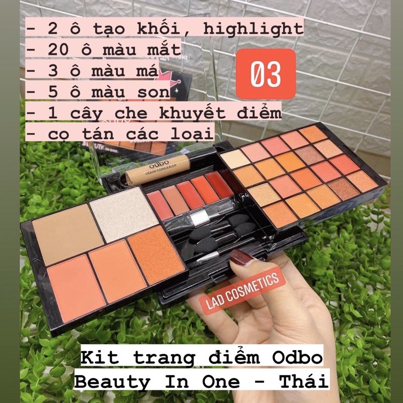 Bộ kit trang điểm Odbo Beauty In One | BigBuy360 - bigbuy360.vn