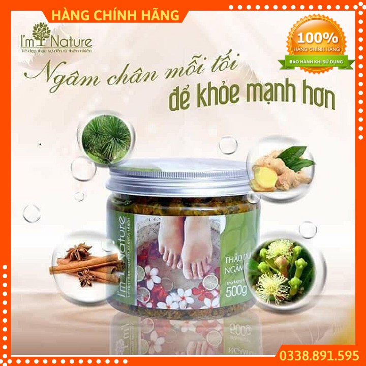 [FREE SHIP] THẢO DƯỢC NGÂM CHÂN HỖ TRỢ GIẢM VIÊM KHỚP,HÔI CHÂN,GIÚP NGỦ NGON I'M NATURE