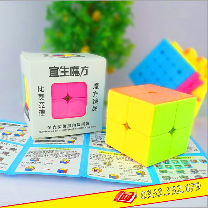 Combo Rubik 2x2, Rubik 3x3, Rubik 4x4, Rubik 5x5 . Rubik Đồ Chơi Phát Triển Kỹ Năng Cơ Bản