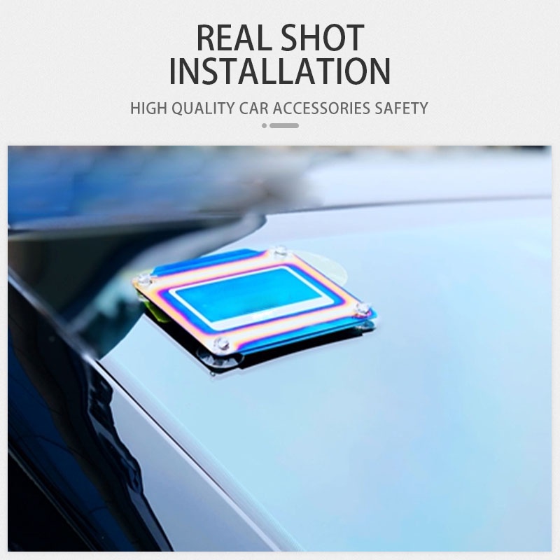 Thép không gỉ Người giữ Roadtax Xe hơi Nhãn dán Kính chắn gió Tự động Đa năng Dán đường Thuế Trang trí Phụ kiện Thay thế Ô tô