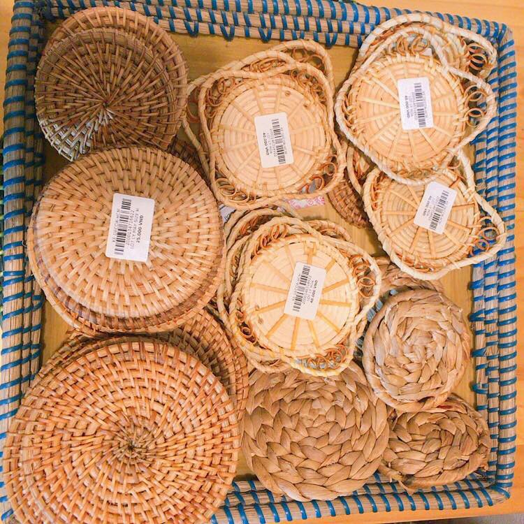 Lót ly mây hoa mai